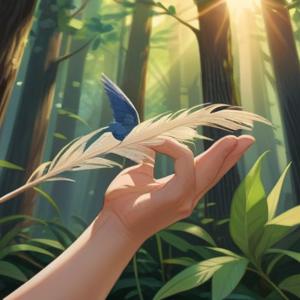 鳥の羽根を拾うスピリチュアルな意味の解説