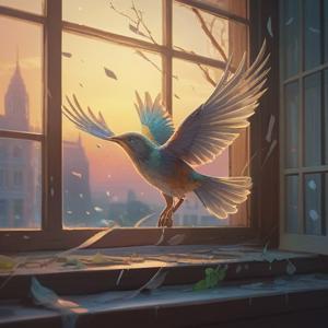 鳥が窓にぶつかる時のスピリチュアルな意味を解説