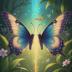 蝶が2匹のスピリチュアルな意味を解説