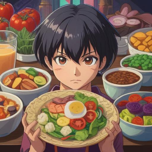 A healthy meal spread featuring nutrient-rich foods, colorful vegetables, whole grains, lean proteins, a vibrant salad, omega-3 sources like salmon, a cozy kitchen setting, bright natural light filtering through a window, an inviting atmosphere, 4k