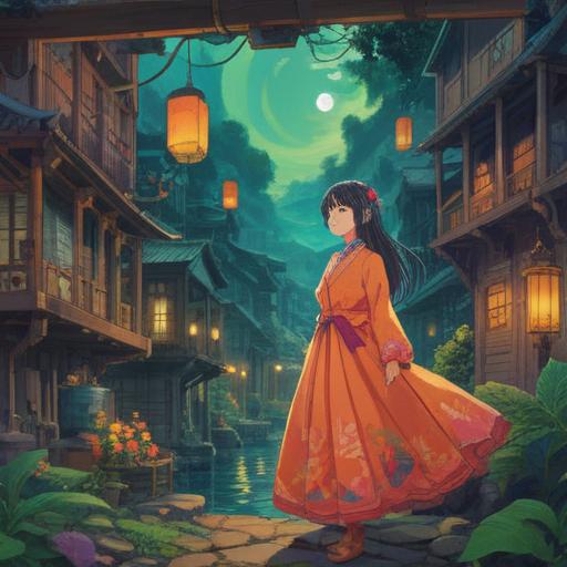 A mystical scene depicting second-hand clothes radiating positive energy, vibrant colors, intricate patterns, a serene atmosphere, symbolic aura surrounding the garments, diverse clothing styles representing different cultures, an enchanting forest setting, gentle sunlight filtering through the trees, ethereal fog, inviting and uplifting mood, 4k