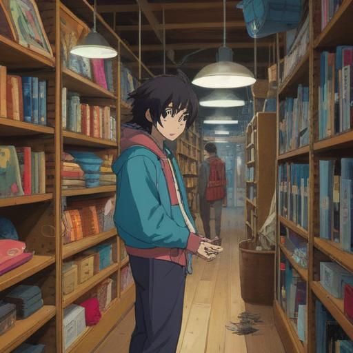 A thoughtful scene of a person browsing through a thrift store, surrounded by racks of vintage clothing, mystical symbols hidden within the fabrics, soft ethereal light illuminating the space, gentle aura around the garments, a sense of intuition depicted in the character's expression, vibrant textures and colors, harmonious atmosphere, 4k