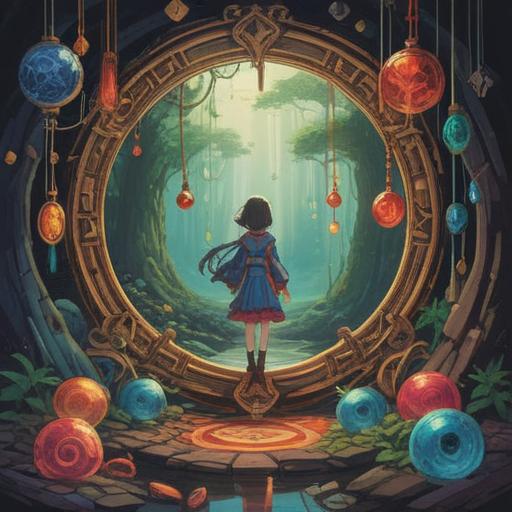 A whimsical illustration of a lucky charm when someone receives a call rejection, featuring a vibrant, eye-catching talisman surrounded by floating phone icons, a cheerful color palette, playful sparkles, an enchanting atmosphere, symbolizing good luck and positivity, detailed design elements, 4k