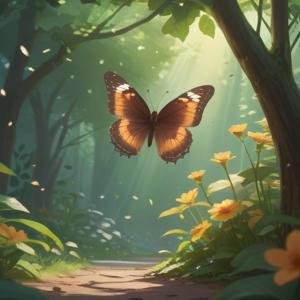 茶色い蝶々を見た時のスピリチュアルな意味を解説