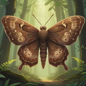 茶色い蛾のスピリチュアルな意味を解説