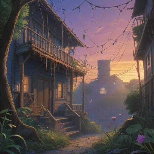 A mystical and serene scene depicting a neglected spider web, ethereal light filtering through the strands, soft shadows creating a calming atmosphere, subtle hints of nature surrounding the web, symbolic representations of spiritual signs, delicate balance between beauty and neglect, a tranquil environment inviting reflection, 4k