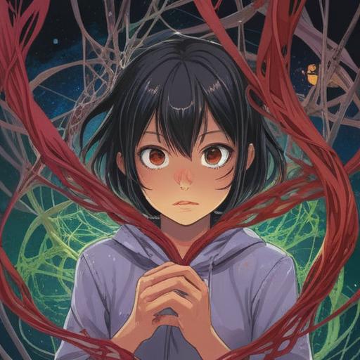 A symbolic illustration of emotional healing after being ensnared in a web, depicting a person gently emerging from a tangled silk web, surrounded by soft light, soothing colors, elements of nature like blooming flowers, a serene expression of rediscovery and hope, intricate details of the web highlighting its complexity, conveying a sense of liberation and support, 4k