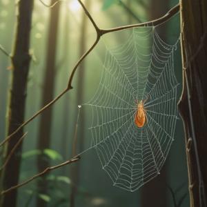 蜘蛛がくっつくというスピリチュアルな意味を解説