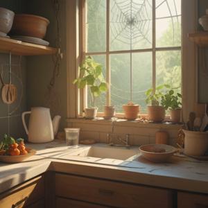 蜘蛛が台所に現れた時のスピリチュアルな意味を解説