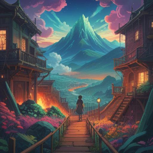 A surreal dreamscape inspired by an earthquake, fragmented landscapes, paths leading toward a bright horizon, symbolic representations of hope and resilience, ethereal colors, atmospheric depth, abstract forms depicting uncertainty and possibility, 4k