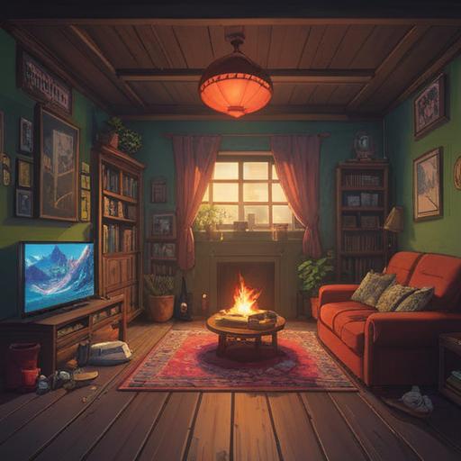 A bright and inviting illustration of a cozy room filled with minimalistic decor, a glowing light shining on a lucky charm placed on a clean table, cheerful and inspiring ambiance, a sense of relief and freedom from clutter, soft color palette, inviting atmosphere, motivational quote on the wall, 4k