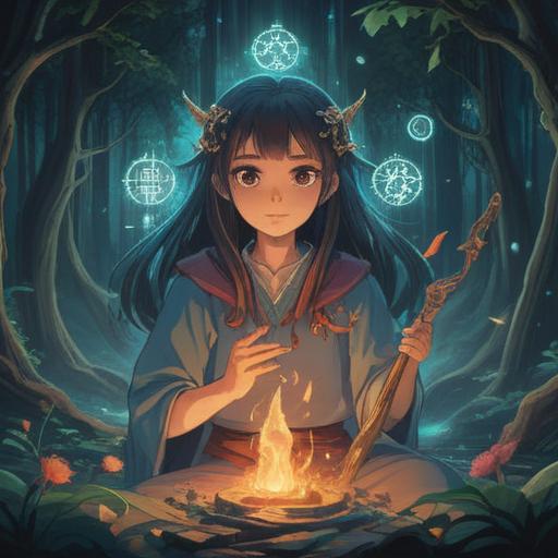 A mystical illustration depicting spiritual signs represented by broken objects, ethereal atmosphere, symbolic imagery, glowing light elements, nature background, serene and thought-provoking mood, intricate details, vibrant colors, 4k