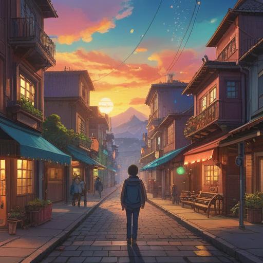 A vibrant and uplifting illustration, warm colors, a sense of anticipation, subtle sparkles in the air, individuals excitedly preparing for a celebration, decorations being put up, joyful expressions on faces, the feeling of energy and happiness rising, a beautiful cake in the center, 4k