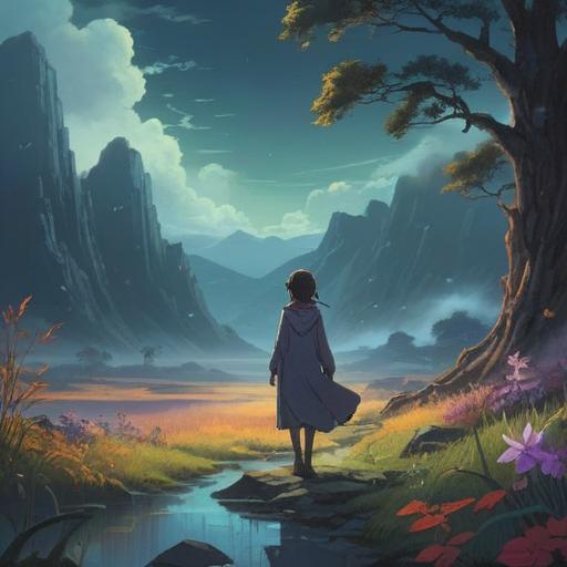 A spiritual interpretation of feeling unloved, ethereal light, a solitary figure surrounded by a misty landscape, deep emotional expression, symbolic elements representing isolation, gentle color palette, reflective mood, serene yet melancholic atmosphere, 4k