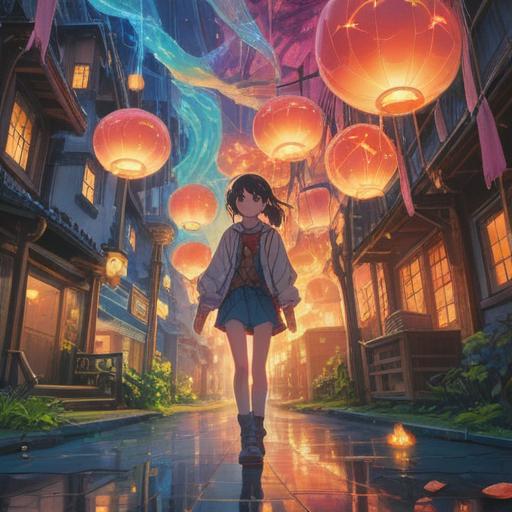 A serene scene depicting a person surrounded by a warm, glowing aura of love, vibrant heart motifs floating around, gentle smile on their face, feeling embraced by positivity and luck, lush green background, soft sunlight filtering through trees, peaceful atmosphere, harmonious connection with nature, 4k