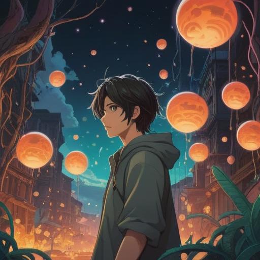 A serene and mystic scene depicting an ethereal figure gazing thoughtfully into the distance, soft glowing orbs symbolizing spiritual signs floating around, a tranquil forest background with dappled sunlight filtering through the leaves, a sense of connection and awareness in the air, rich colors conveying emotion, an aura of both comfort and caution, detailed elements signifying intuition and love, 4k