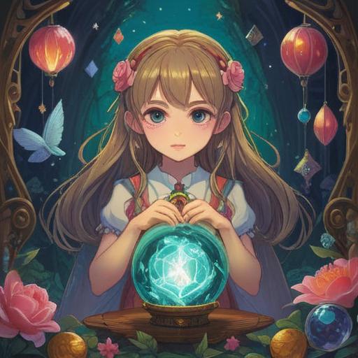 A whimsical illustration of a lucky charm representing the sensation of being touched by someone, sparkling talismans surrounding an ethereal figure, gentle glowing aura, soft and inviting colors, intricate details on the charm, magical elements woven throughout the scene, enchanting atmosphere, 4k