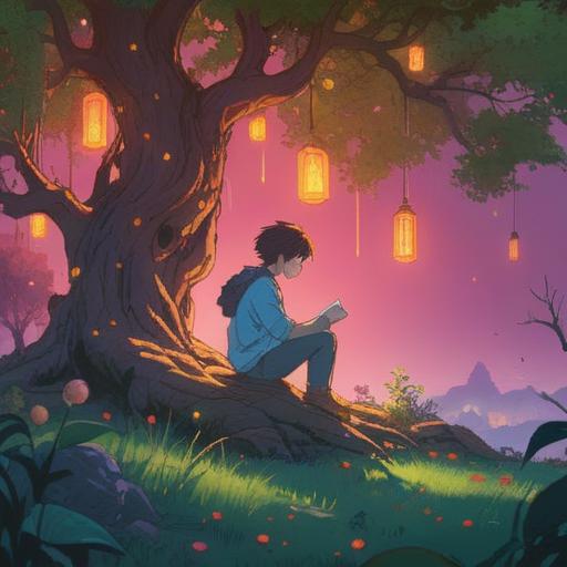 A serene illustration depicting the concept of spiritual signs, soft light illuminating symbols of growth and awareness, a person contemplating under a tree, surrounded by gentle nature elements, hints of positive energy, peaceful expression, representing mindfulness and clarity, calming atmosphere, balanced composition, 4k