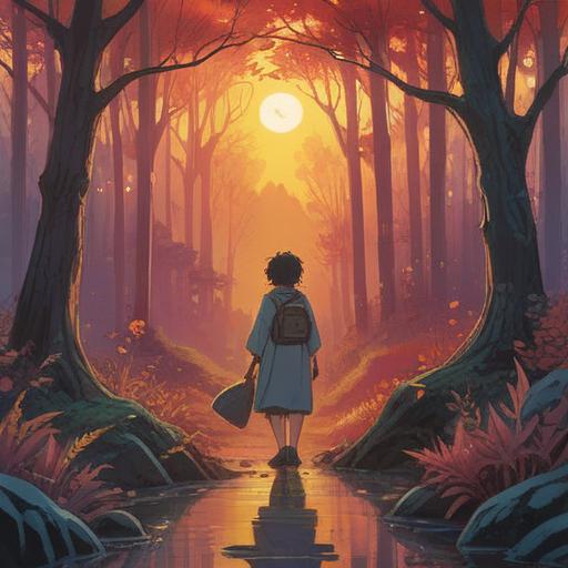 A mystical scene depicting the importance of being aware of spiritual signs from first impressions, ethereal light surrounding a person observing their surroundings, symbolic elements like feathers and glowing orbs, serene nature backdrop with vibrant colors, subtle expressions conveying intuition, dreamlike atmosphere, 4k