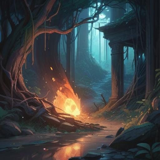 A serene illustration of a broken object surrounded by a gentle, ethereal glow, symbolizing transformation and renewal, soft light filtering through, nature elements like flowers and butterflies, conveying a sense of spiritual awakening, harmonious colors, peaceful atmosphere, 4k