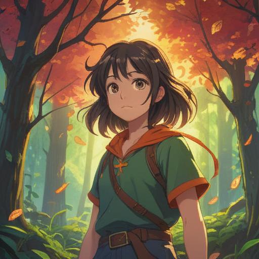 A serene scene depicting a person holding a lucky charm, surrounded by symbols of hope and resilience, sunlight streaming through trees, soft wind blowing, a feeling of renewal and strength, vibrant colors, peaceful landscape, emotional intensity, 4k