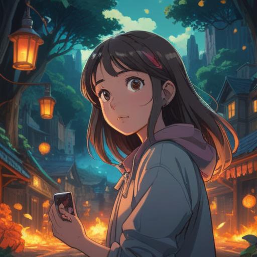 A heartfelt scene depicting a character experiencing a lucky moment after losing something precious, a bright and uplifting atmosphere, a sense of hope and renewal, vibrant colors, expressive facial expressions, surrounded by symbols of good fortune like four-leaf clovers or shooting stars, capturing the emotional contrast of loss and unexpected happiness, 4k