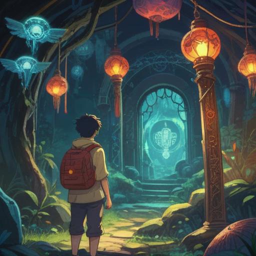 A serene illustration of a person looking for a lost item, surrounded by ethereal symbols representing spiritual signs, soft light illuminating the scene, gentle colors, a sense of introspection and discovery, nature elements in the background symbolizing guidance, detailed expressions reflecting emotions of hope and search, 4k