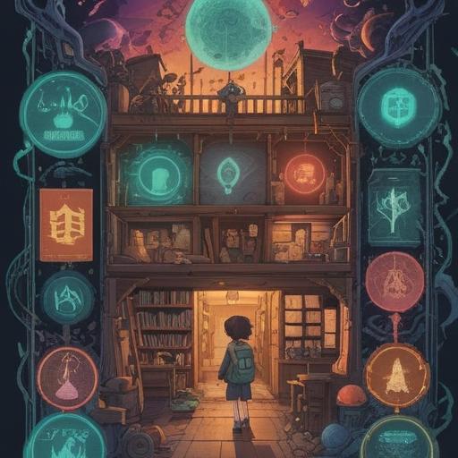 An intricate infographic summarizing various topics, clean layout, vibrant icons representing education, technology, health, and environment, easy-to-read typography, interconnected elements illustrating relationships, modern aesthetic, high clarity, 4k