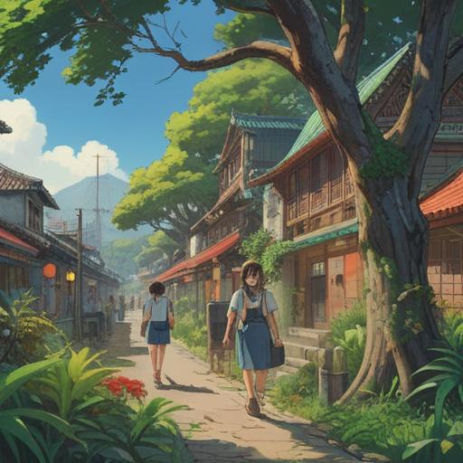 Taiwan after an earthquake, hopeful community gathering, people participating in recovery activities, planting trees symbolizing new beginnings, smiles and determination on faces, warm sunlight breaking through clouds, supportive atmosphere, unity and resilience, vivid colors, 4k