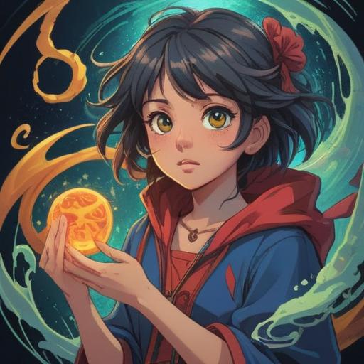 A spiritual lucky item symbolizing overcoming a typhoon and illness, featuring an intricate amulet, vibrant colors, surrounded by protective symbols, serene atmosphere, resilience and hope, gentle rain and wind in the background, mystical light, emphasizing strength and positivity, 4k