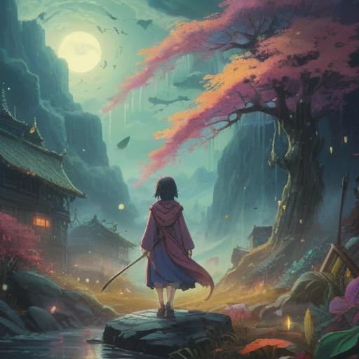 A spiritual guide appearing through a mist, ethereal and luminous aura, symbolizing the awareness of boredom, intricate patterns surrounding the figure, a tranquil landscape in the background, soft pastel colors, an atmosphere of introspection, highlighting the importance of recognizing inner feelings, 4k