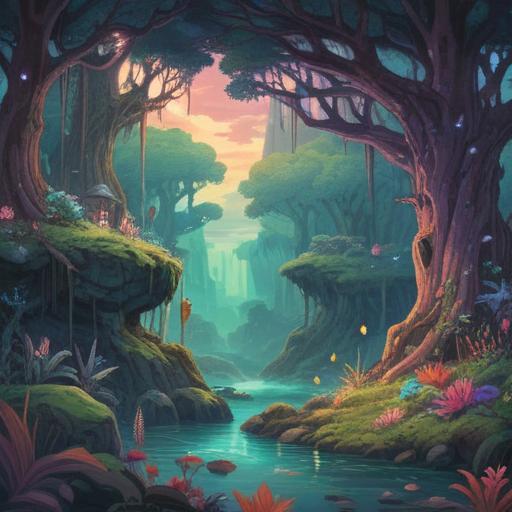 A surreal illustration depicting the struggle of overwhelming drowsiness, ethereal imagery of dream-like landscapes, soft glimmers of light representing spiritual awakening, a figure caught between sleep and consciousness, symbolic elements like floating feathers and clocks, peaceful yet haunting atmosphere, deep blues and purples, intricate details capturing the essence of inner exploration, 4k