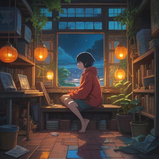 A serene and introspective scene depicting a person sitting in a tranquil environment, surrounded by soft, ethereal light, embodying a sense of lethargy and lack of motivation, gentle wisps of energy floating around, symbolic representations of spiritual exhaustion, a muted color palette reflecting a calm yet somber mood, nature elements like softly swaying trees and a still pond enhancing the atmosphere, 4k