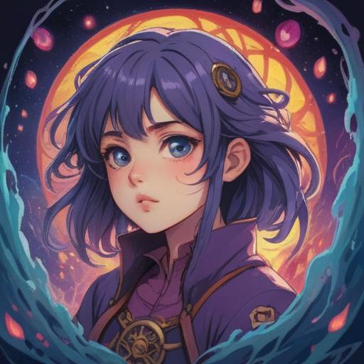 A mystical representation of a bruise, ethereal symbols glowing softly, vibrant colors blending with deep blues and purples, an exploration of the spiritual significance of pain, abstract and surreal elements, delicate details, a meditative atmosphere, visual storytelling, 4k