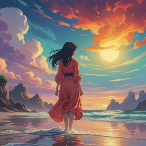 A serene and mystical landscape, a luminous light illuminating the sky, gentle waves of energy flowing through the air, symbolizing spiritual signs, a soft aura surrounding a figure meditating, surrounded by nature, vibrant colors reflecting tranquility, a sense of peace and enlightenment, 4k