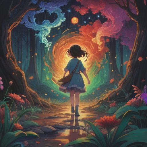 A spiritual interpretation of constant loss, vivid imagery illustrating emotional turmoil, ethereal elements representing struggle and resilience, symbolic gestures of letting go, serene background with contrasting dark tones, a figure in meditation reflecting inner peace amidst chaos, thought-provoking atmosphere, 4k