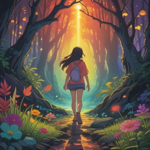 A spiritual illustration depicting signs to watch for when experiencing foot injuries, vibrant colors, symbolic imagery representing healing and intuition, elements of nature intertwined with human form, detailed representations of foot anatomy, mystical symbols surrounding the feet, a serene atmosphere, insightful and reflective mood.