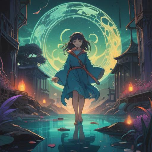 A symbolic illustration representing the spiritual meaning of being unable to lose weight, a person surrounded by ethereal energy, depicting internal struggles, reflections of self-acceptance, light and shadow interplay, vibrant colors, calming nature backdrop, serene facial expression, 4k