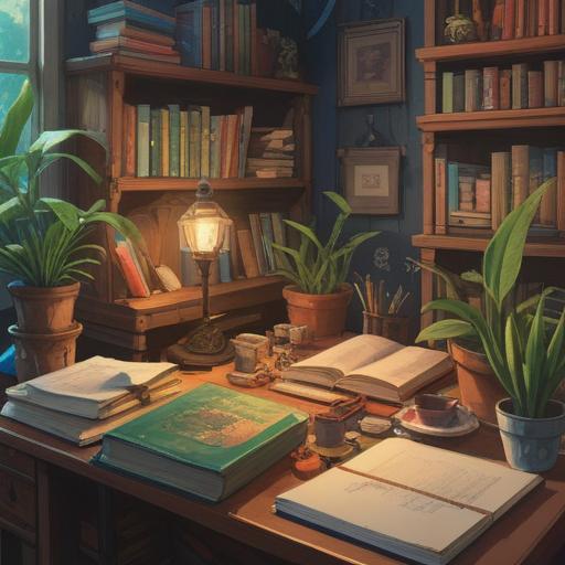 A collection of diverse objects representing various aspects of life, arranged neatly on a table, including books, plants, and stationery, soft natural lighting, inviting atmosphere, harmonious composition, focus on togetherness, meaningful connections, 4k