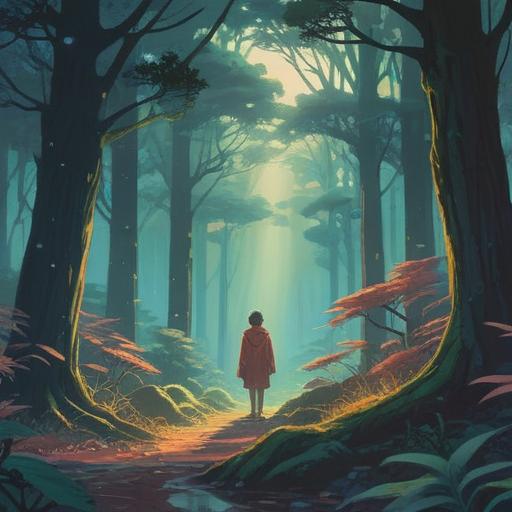 A serene and contemplative scene depicting the feeling of loss as a spiritual sign, ethereal light filtering through misty trees, a single figure sitting by a tranquil lake, soft ripples reflecting the sky, symbolic elements like feathers and doves, a sense of peace and acceptance, warm and soft color palette, 4k