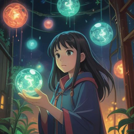 A serene and mystical scene, an ethereal light enveloping a figure receiving a message from a distant friend, soft glowing orbs floating around, a backdrop of tranquil nature, symbolizing reconnection and spiritual awakening, warm colors blending harmoniously, evoking feelings of nostalgia and hope, dreamlike atmosphere, 4k