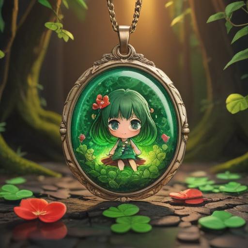 A collection of lucky items to uplift spirits during tough times, featuring a charming four-leaf clover, a sparkling crystal pendant, a small golden coin, a vibrant lucky cat figurine, and a colorful umbrella symbolizing protection and hope, arranged aesthetically on a wooden table, soft natural light illuminating the scene, warm and inviting atmosphere, detailed textures, and a sense of peace and positivity.