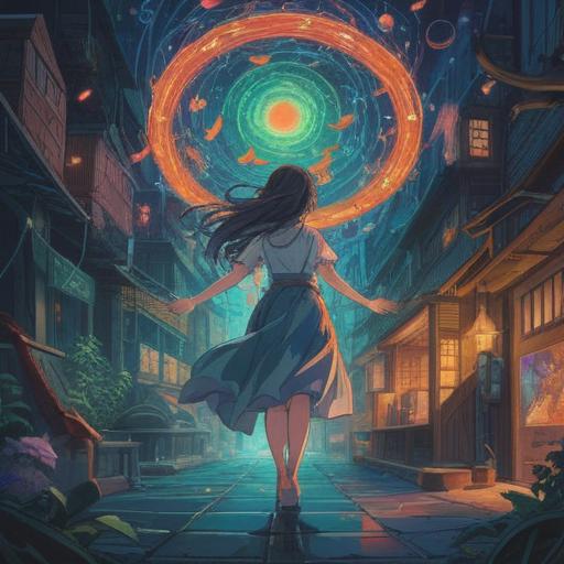 A mystical illustration depicting the spiritual implications of scintillating scotoma, ethereal light patterns, vibrant colors representing energy flow, surrounded by a serene landscape, symbolism of clarity and insight, dreamlike atmosphere, celestial motifs, harmony between mind and spirit, 4k