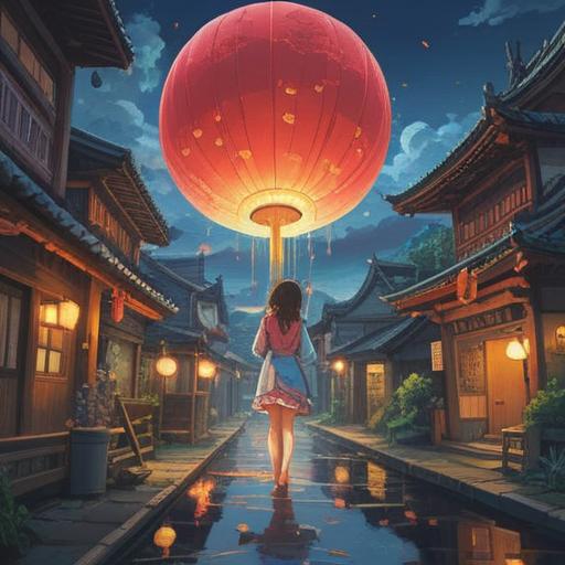 A serene illustration depicting a lucky charm designed to bring peace and safety after an earthquake in Chiba, traditional Japanese motifs, vibrant colors, soothing atmosphere, imagery of locals coming together, emphasizing hope and resilience, surrounded by cherry blossoms, 4k