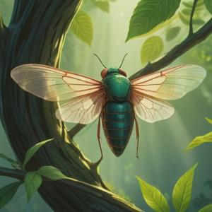 蝉とスピリチュアルメッセージの解説