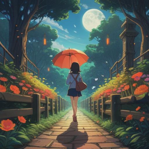 A bright and uplifting scene depicting a person after a moment of frustration, smiling and embracing positive habits, surrounded by elements of nature, sunlight streaming through trees, a peaceful park setting, colorful flowers blooming, an open notebook with inspirational quotes, a serene atmosphere, conveying a sense of renewal and hope, 4k