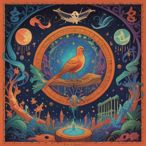 A colorful and enchanting lucky charm for enhancing absolute pitch, intricate design featuring musical notes and symbols, surrounded by a magical aura, vibrant colors, whimsical elements like stars and sparkles, emphasizing the connection between music and luck, detailed and captivating composition, 4k