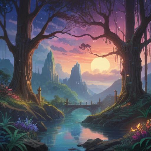 A mystical illustration showcasing hidden spiritual signs in round numbers, ethereal light illuminating the numbers, intricate designs surrounding them, a serene landscape in the background, symbols of guidance and intuition, a calming atmosphere, subtle hints of nature, vibrant colors, 4k