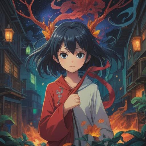 An elegant composition showcasing a summary of various themes, diverse elements harmoniously organized, a central figure representing clarity and cohesion, vibrant colors to highlight key points, a visual flow guiding the viewer's eye through the information, text snippets artistically integrated, 4k