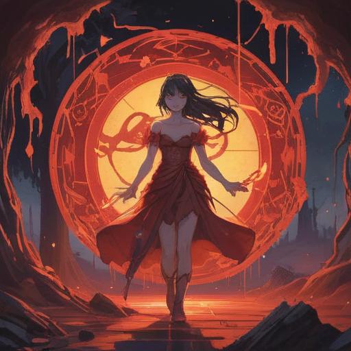 A mystical representation of a red bruise symbolizing spiritual warning signs, ethereal glow surrounding the bruise, reflective surface highlighting the color, contrasting elements representing hidden emotions, ambient lighting creating a sense of awareness, intricate details emphasizing the connection between physical and spiritual realms, 4k